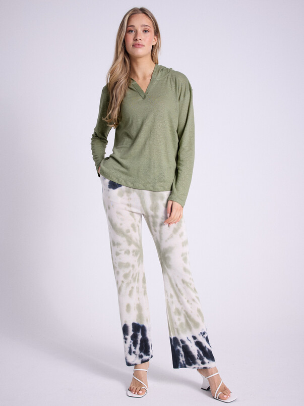 Notshy Sweatshirt à Capuche Lin Sita Sweatshirt Jersey De Lin