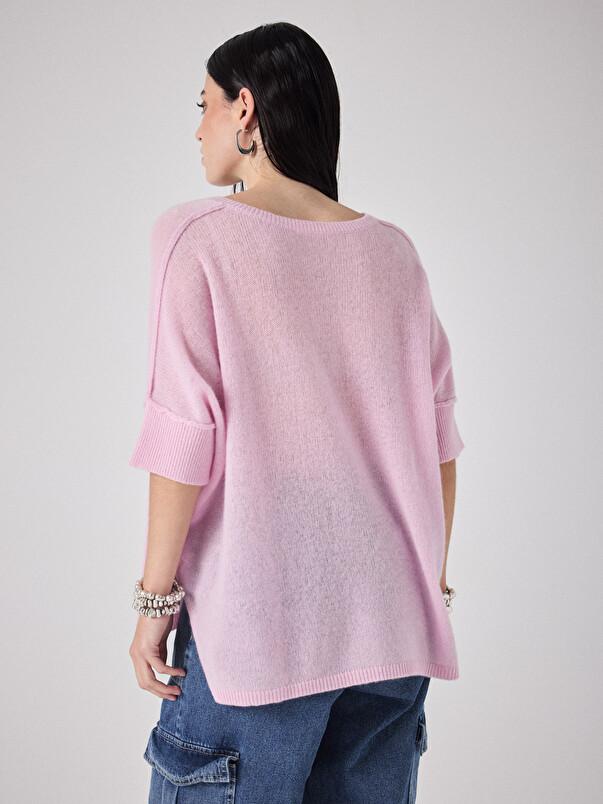 Notshy T-shirt Cachemire Light Thesee T-shirt Cachemire 2 Fils Jauge 9