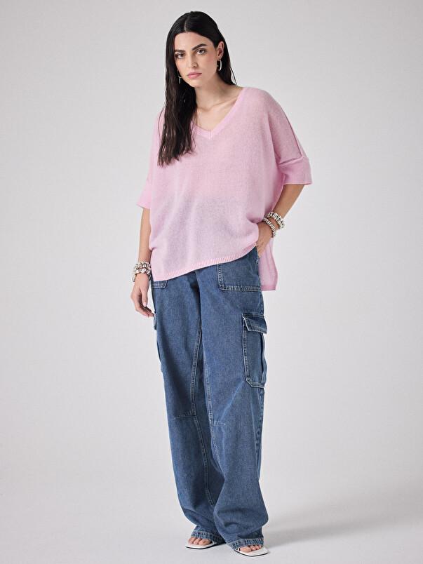 Notshy T-shirt Cachemire Light Thesee T-shirt Cachemire 2 Fils Jauge 9