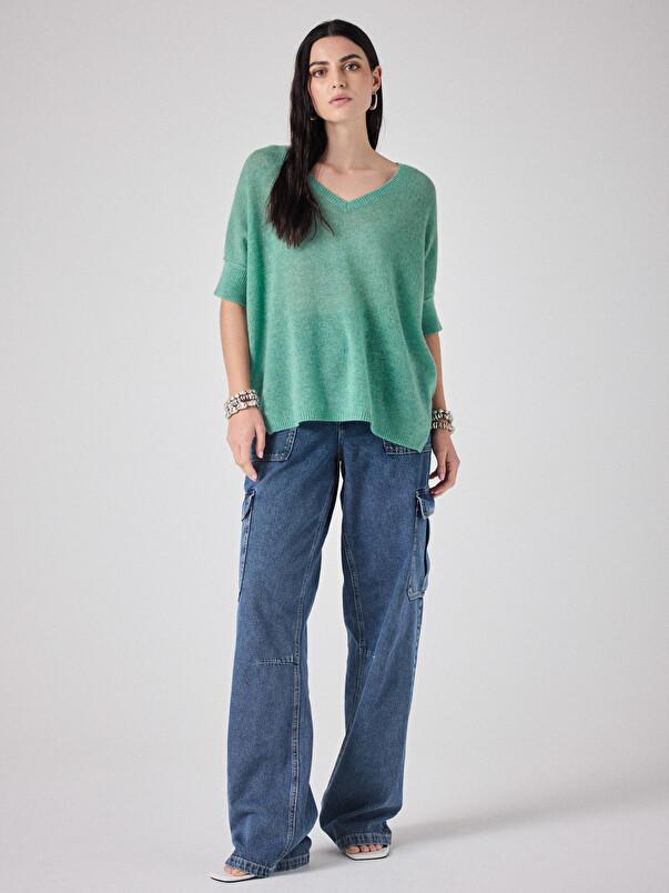 Notshy T-shirt Cachemire Light Thesee T-shirt Cachemire 2 Fils Jauge 9