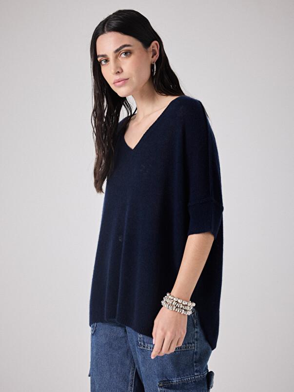 Notshy T-shirt Cachemire Light Thesee T-shirt Cachemire 2 Fils Jauge 9