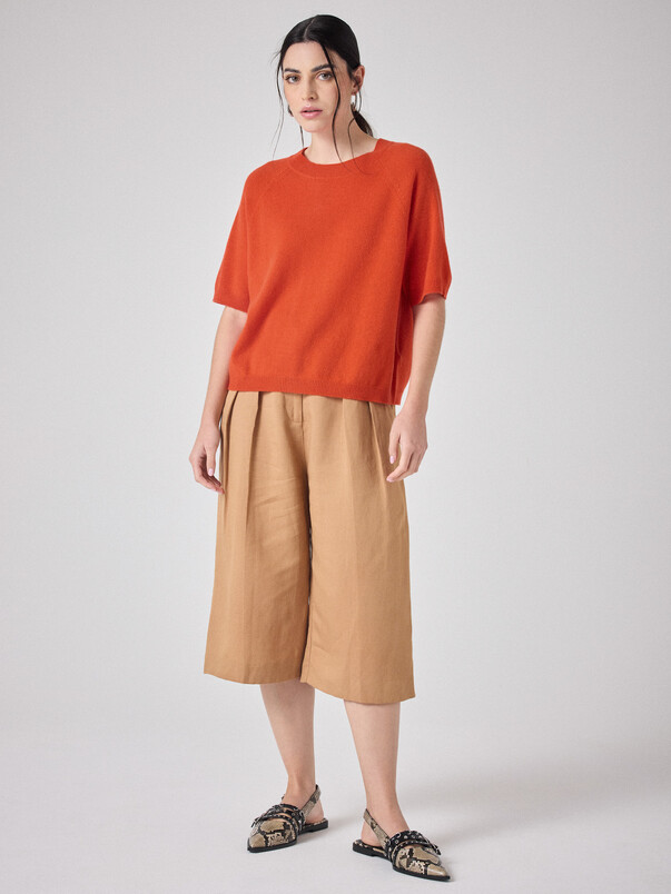 Notshy T-shirt Cachemire Loona T-shirt Cachemire 2 Fils Jauge 12