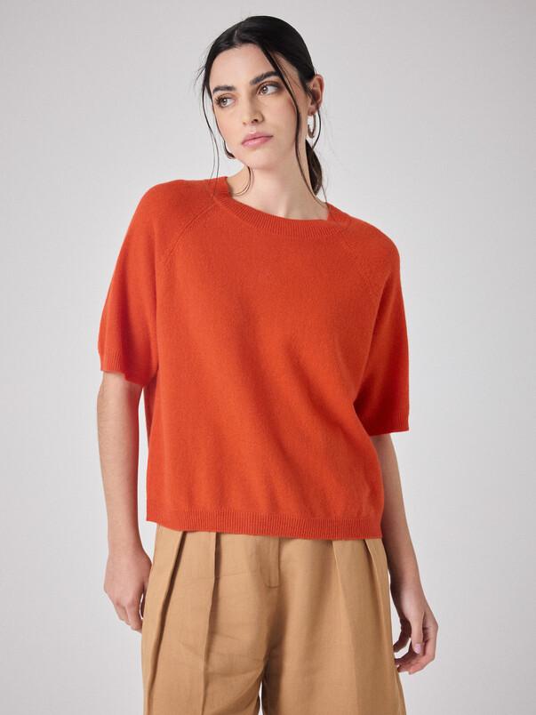 notshy T-shirt cachemire Loona T-shirt cachemire 2 fils jauge 12