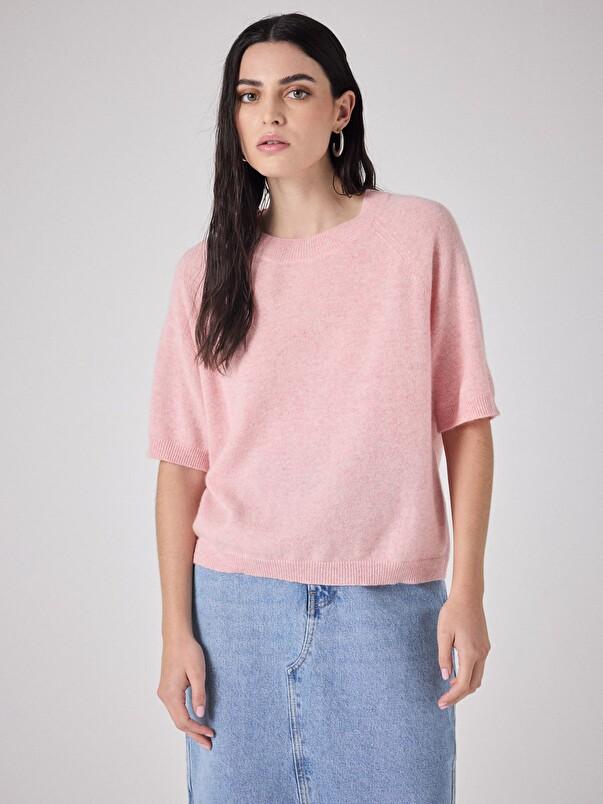 Notshy T-shirt Cachemire Loona T-shirt Cachemire 2 Fils Jauge 12