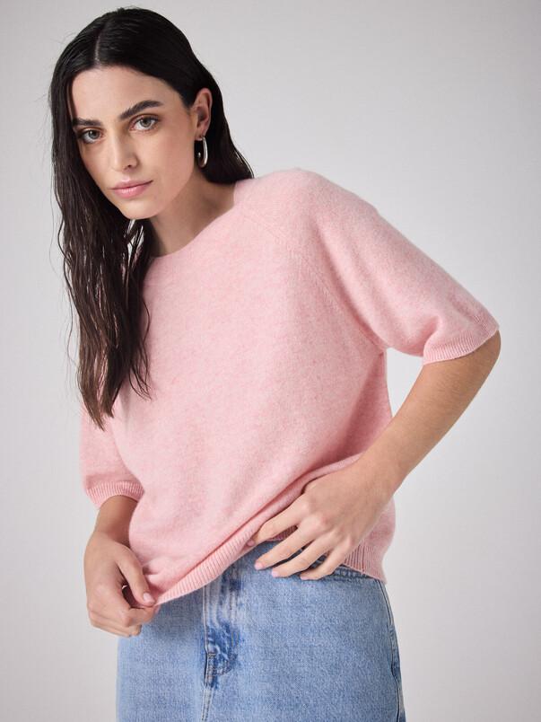 notshy T-shirt cachemire Loona T-shirt cachemire 2 fils jauge 12