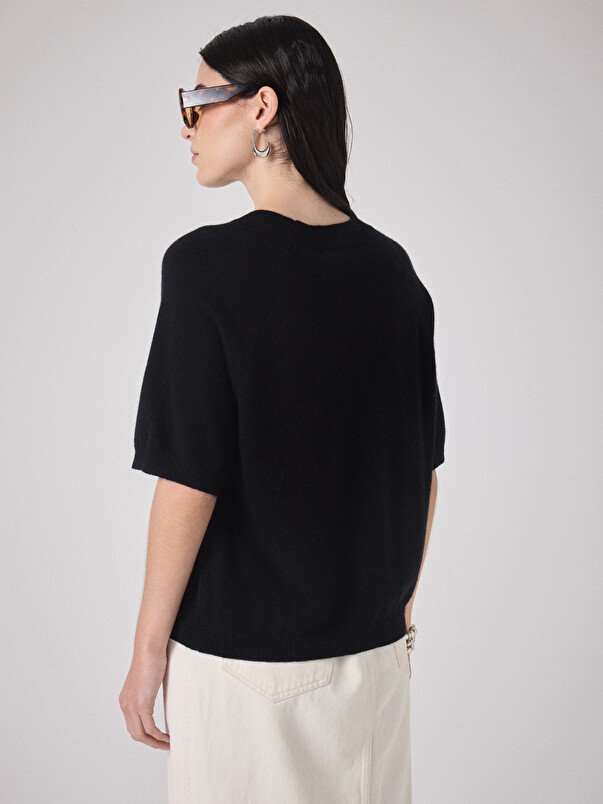 Notshy T-shirt Cachemire Loona T-shirt Cachemire 2 Fils Jauge 12