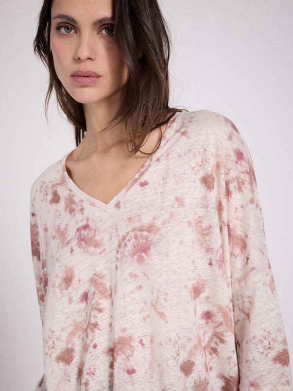 notshy T-shirt poncho lin Holly T-shirt jersey de lin