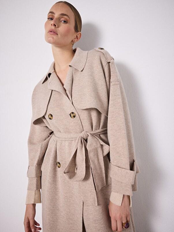 Notshy Trench Laine Cachemire Talia Trench Laine Et Cachemire 2 Fils 12GG