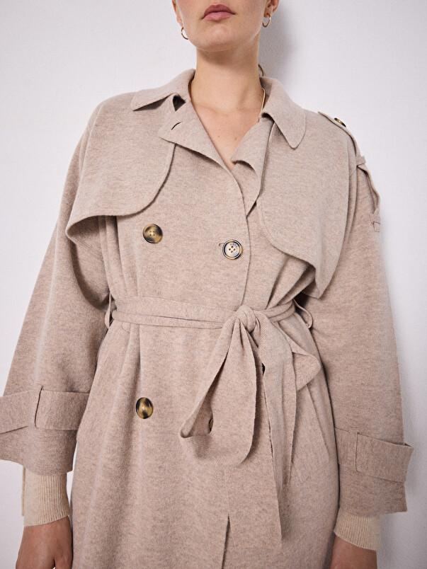 Notshy Trench Laine Cachemire Talia Trench Laine Et Cachemire 2 Fils 12GG