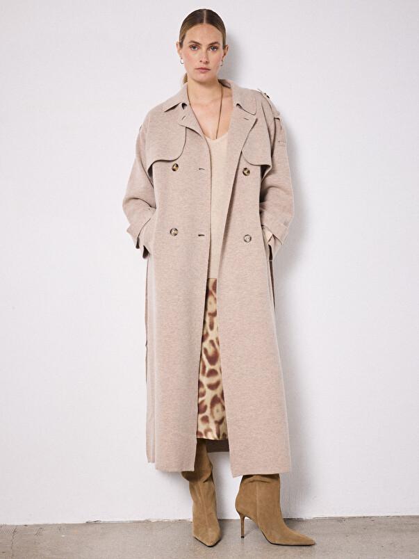 notshy Trench laine cachemire Talia Trench laine et cachemire 2 fils 12GG