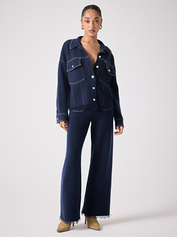 Notshy Veste Boxy Cachemire Levo Veste Cachemire 2 Fils 12GG