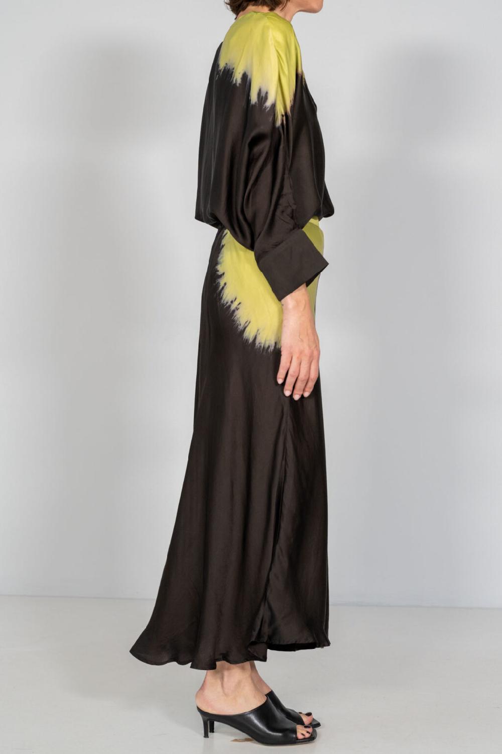 Nous Antwerp CEZANNE SKIRT I Placement Ombre Blackish