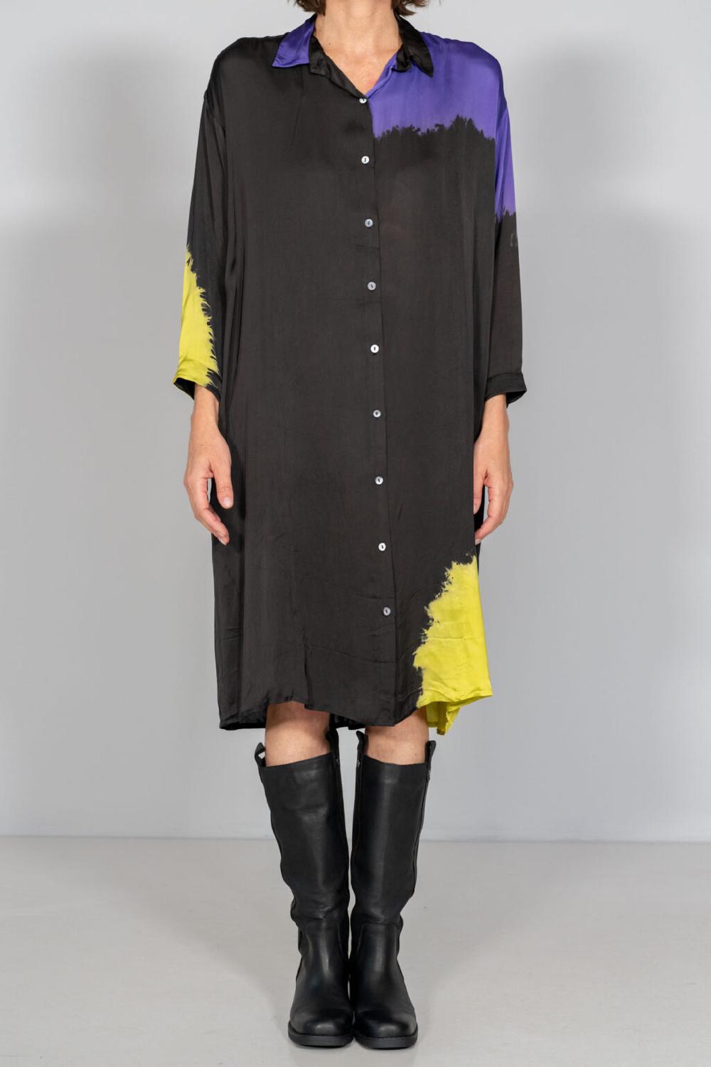 nous antwerp FLORENCE DRESS I Placement Ombre Blackish
