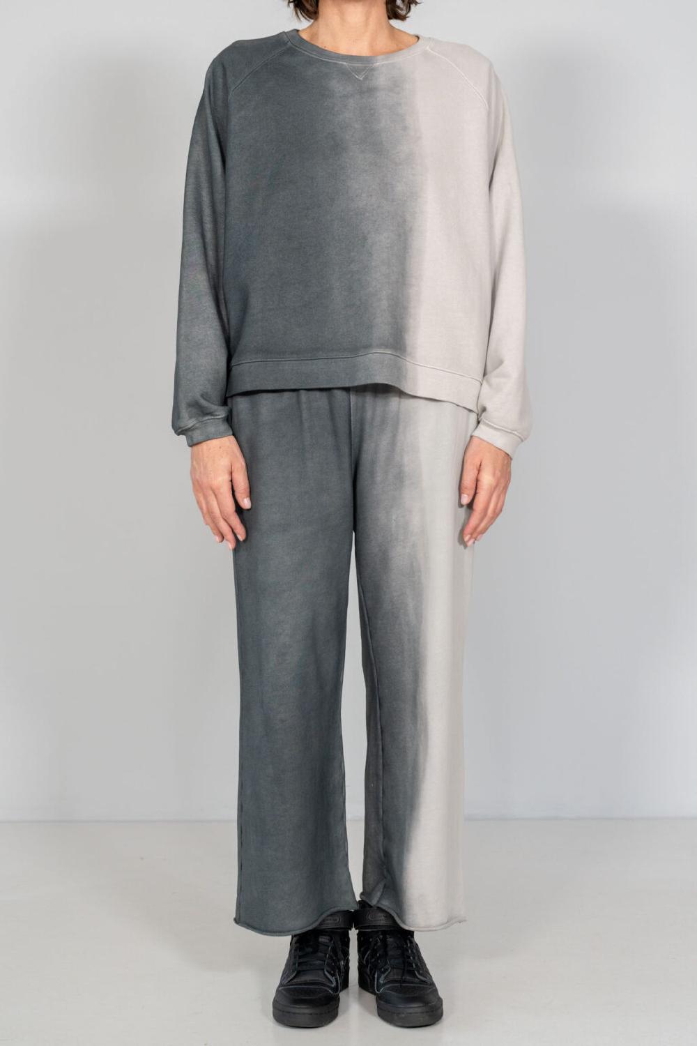 nous antwerp JOHNY SWEATPANTS I Vertical Ombre Blackish