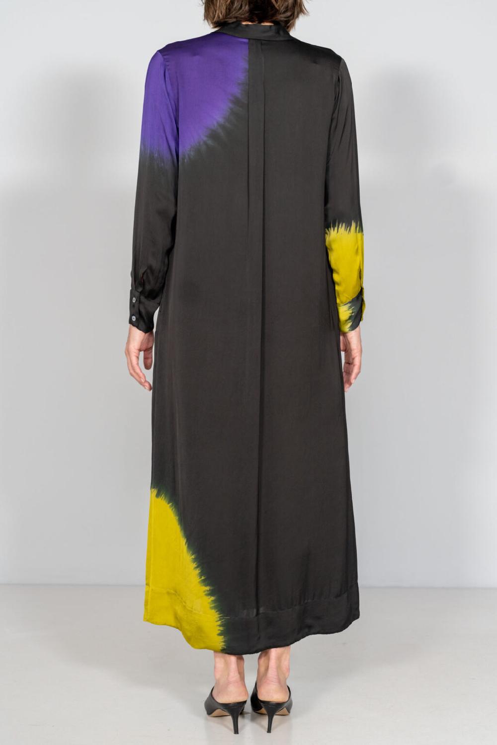 Nous Antwerp KATRIEN DRESS I Placement Ombre Blackish