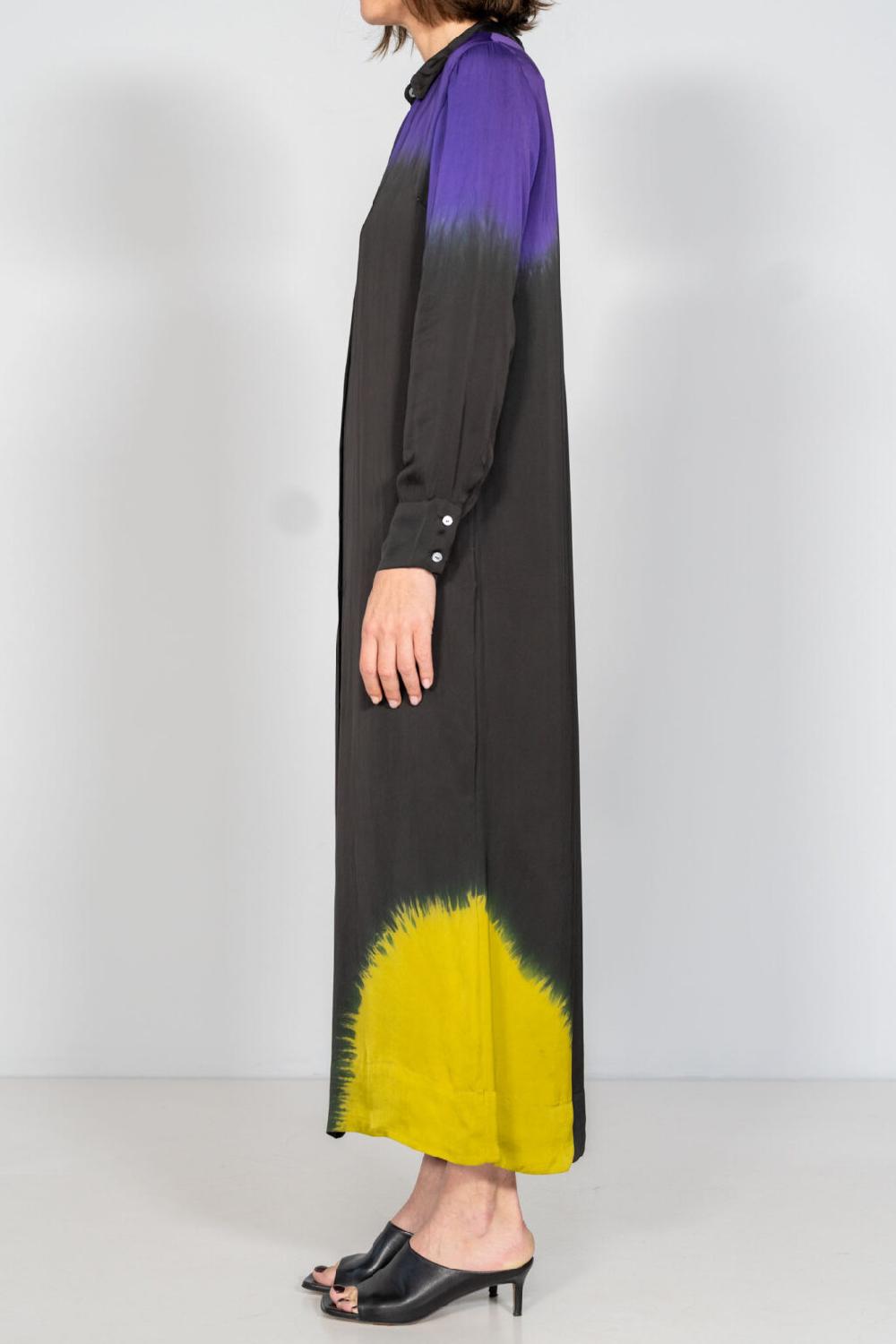 Nous Antwerp KATRIEN DRESS I Placement Ombre Blackish