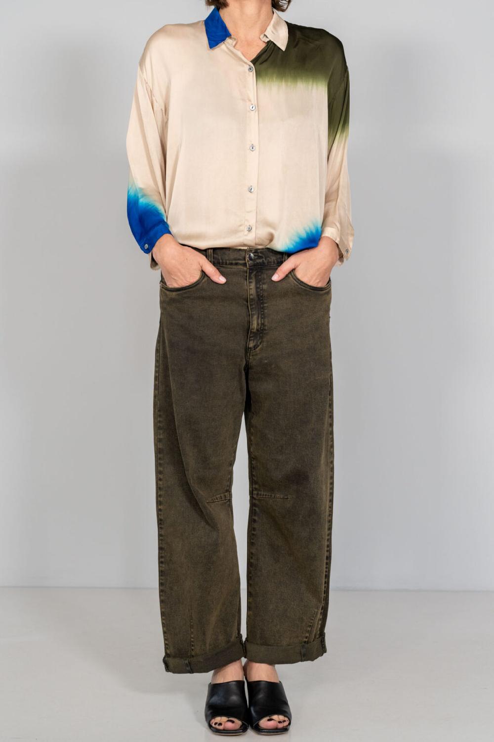 nous antwerp MEGANNE BLOUSE I Placement Ombre Blush