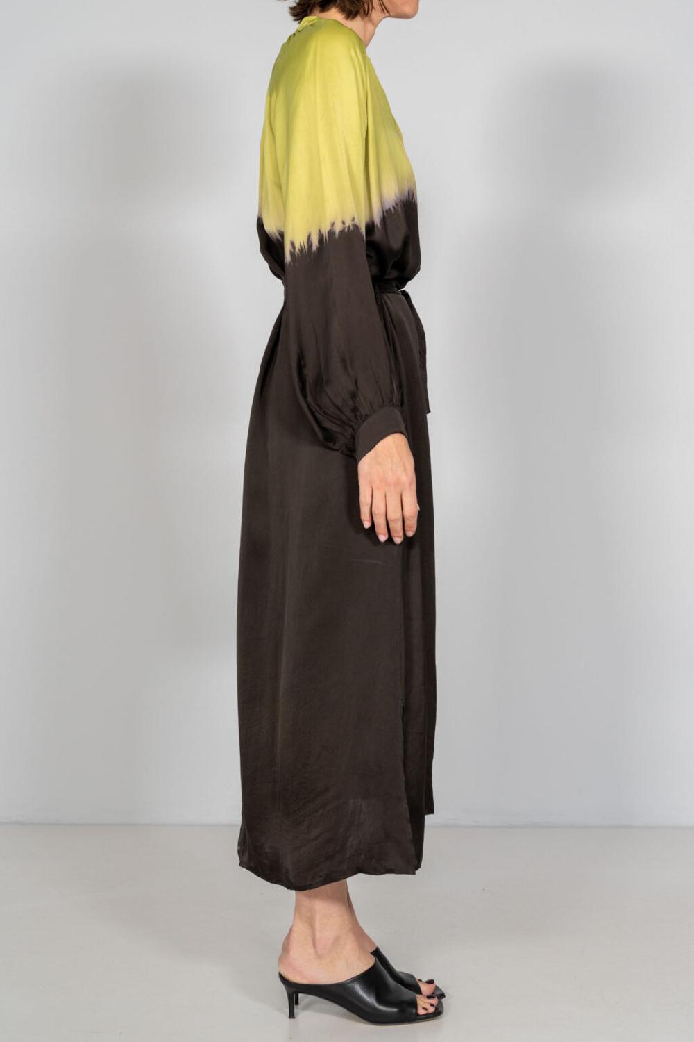 Nous Antwerp NICOLE DRESS I Placement Ombre Blackish