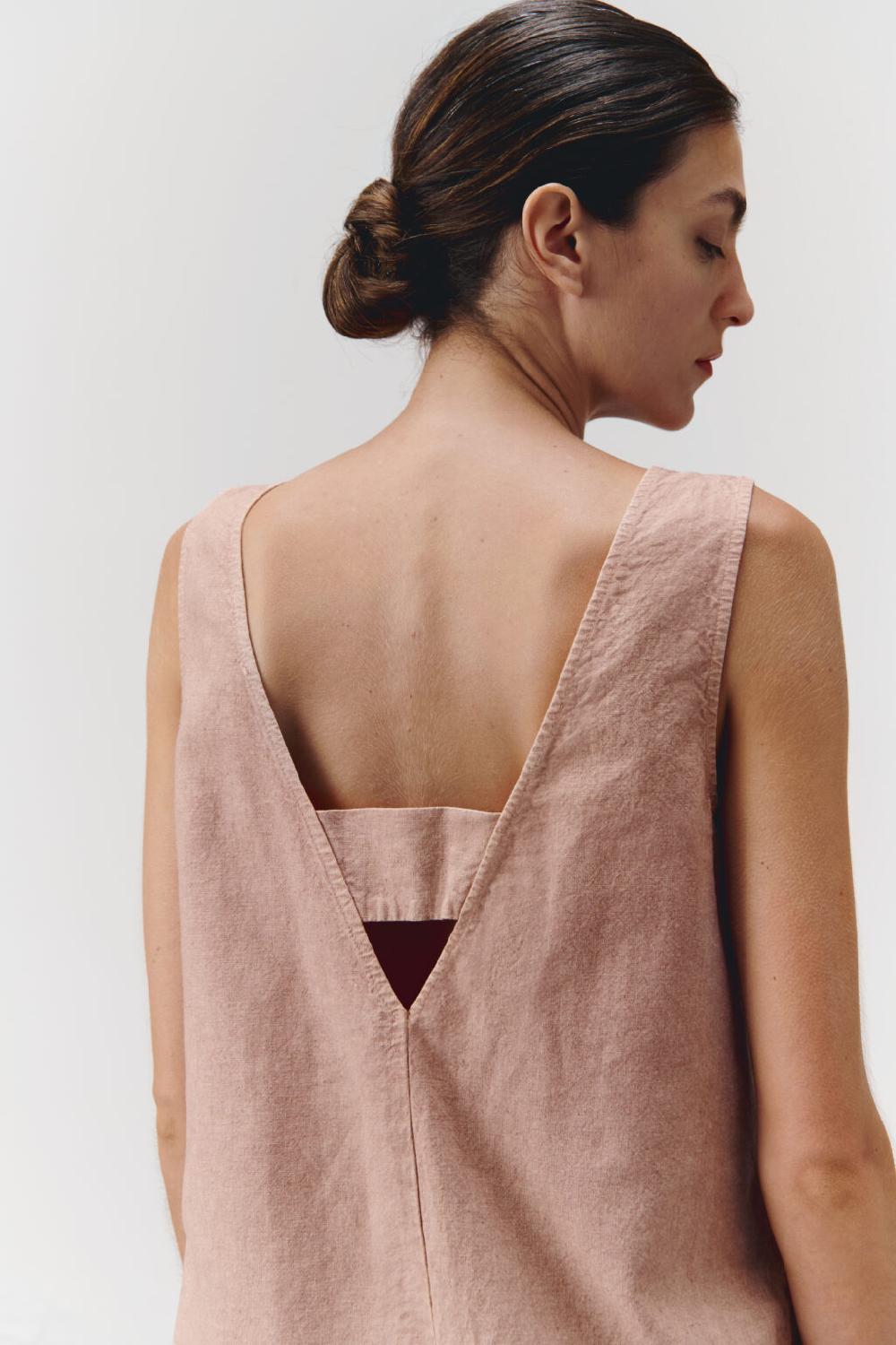 Nous Antwerp BRIGITTE JUMPSUIT I Vintage Blush