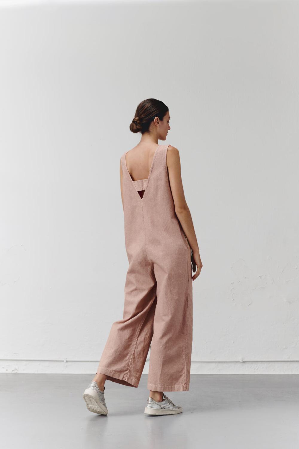Nous Antwerp BRIGITTE JUMPSUIT I Vintage Blush