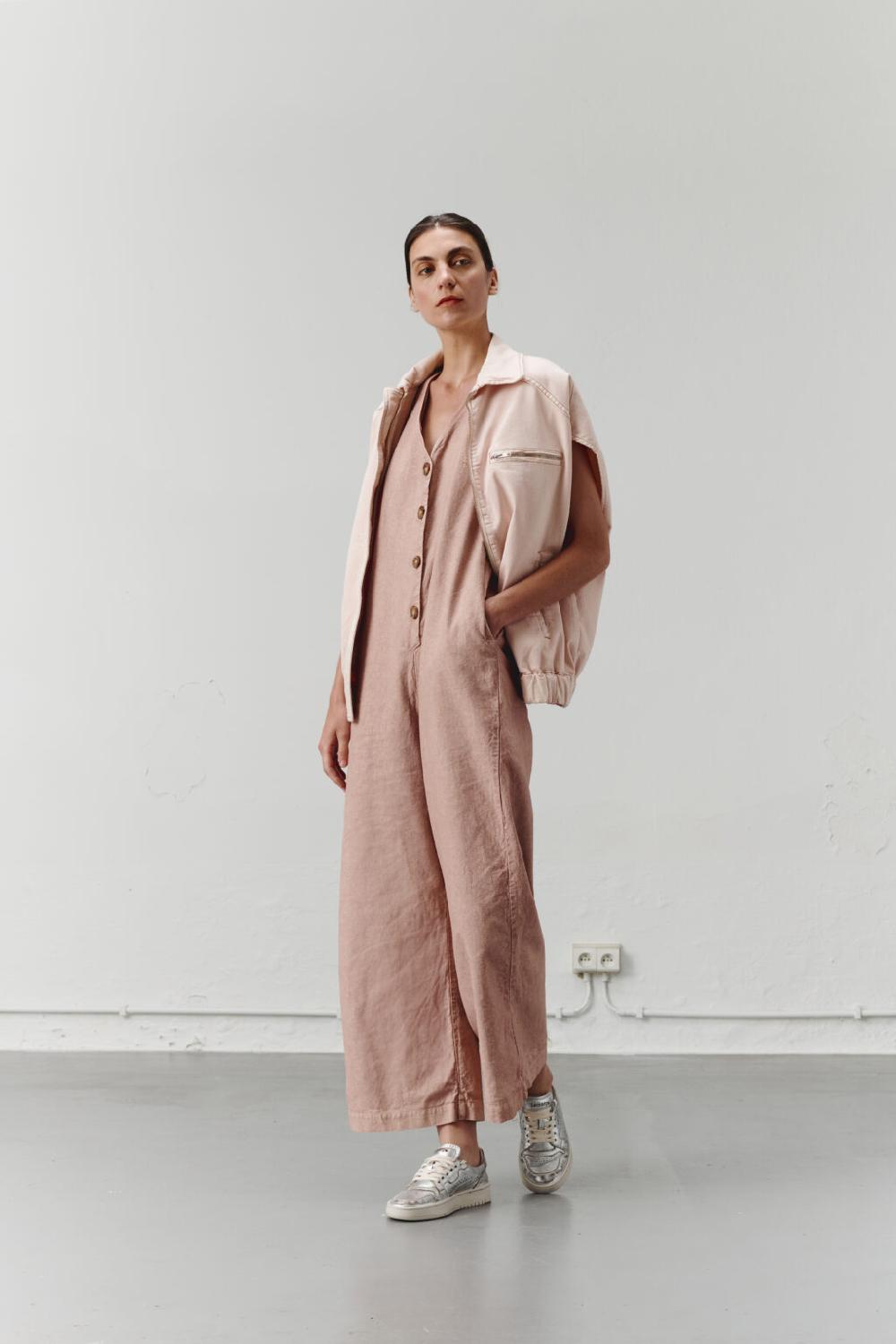 Nous Antwerp BRIGITTE JUMPSUIT I Vintage Blush