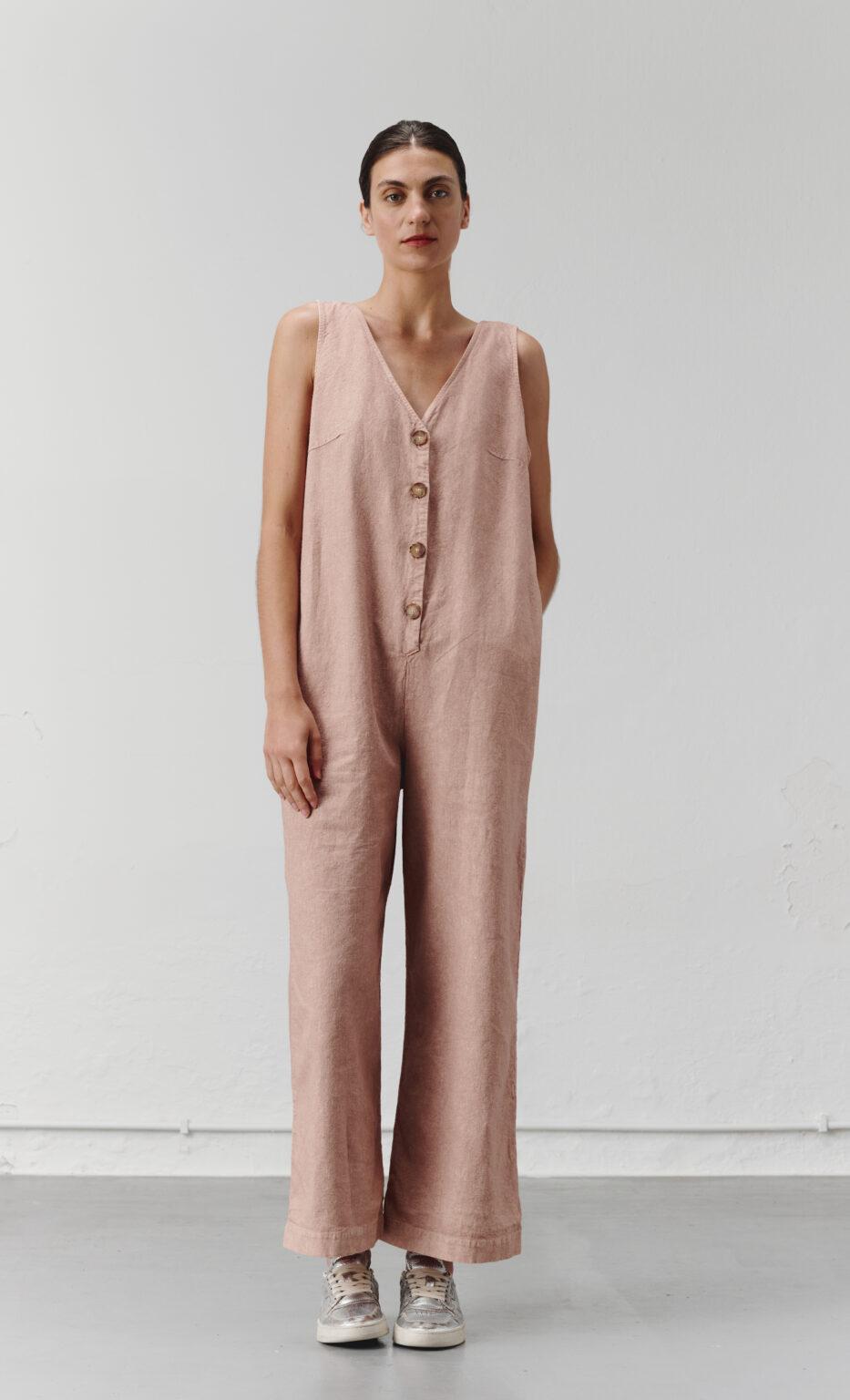 nous antwerp BRIGITTE JUMPSUIT I Vintage Blush