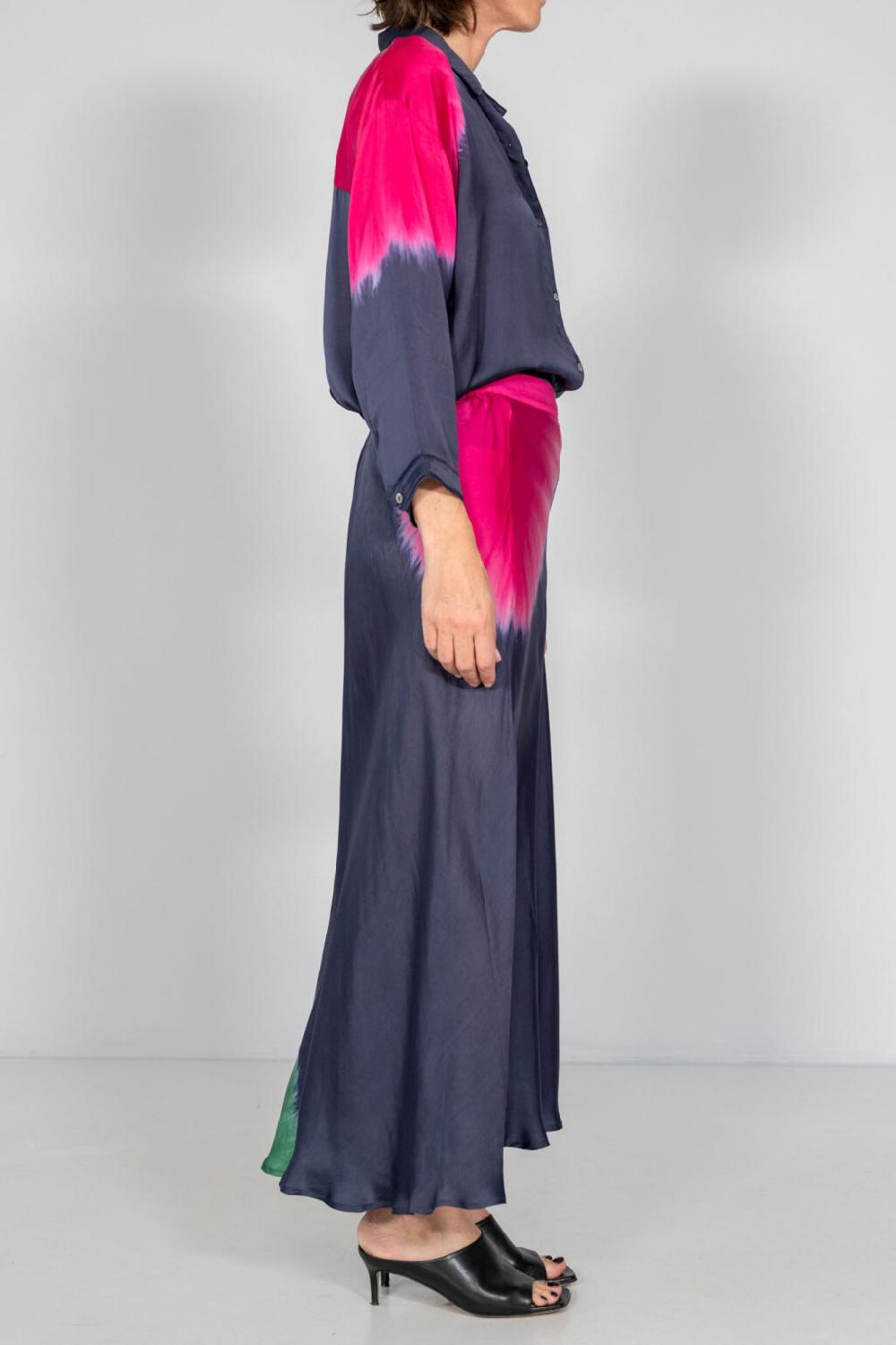 Nous Antwerp CEZANNE SKIRT I Placement Ombre Nuit
