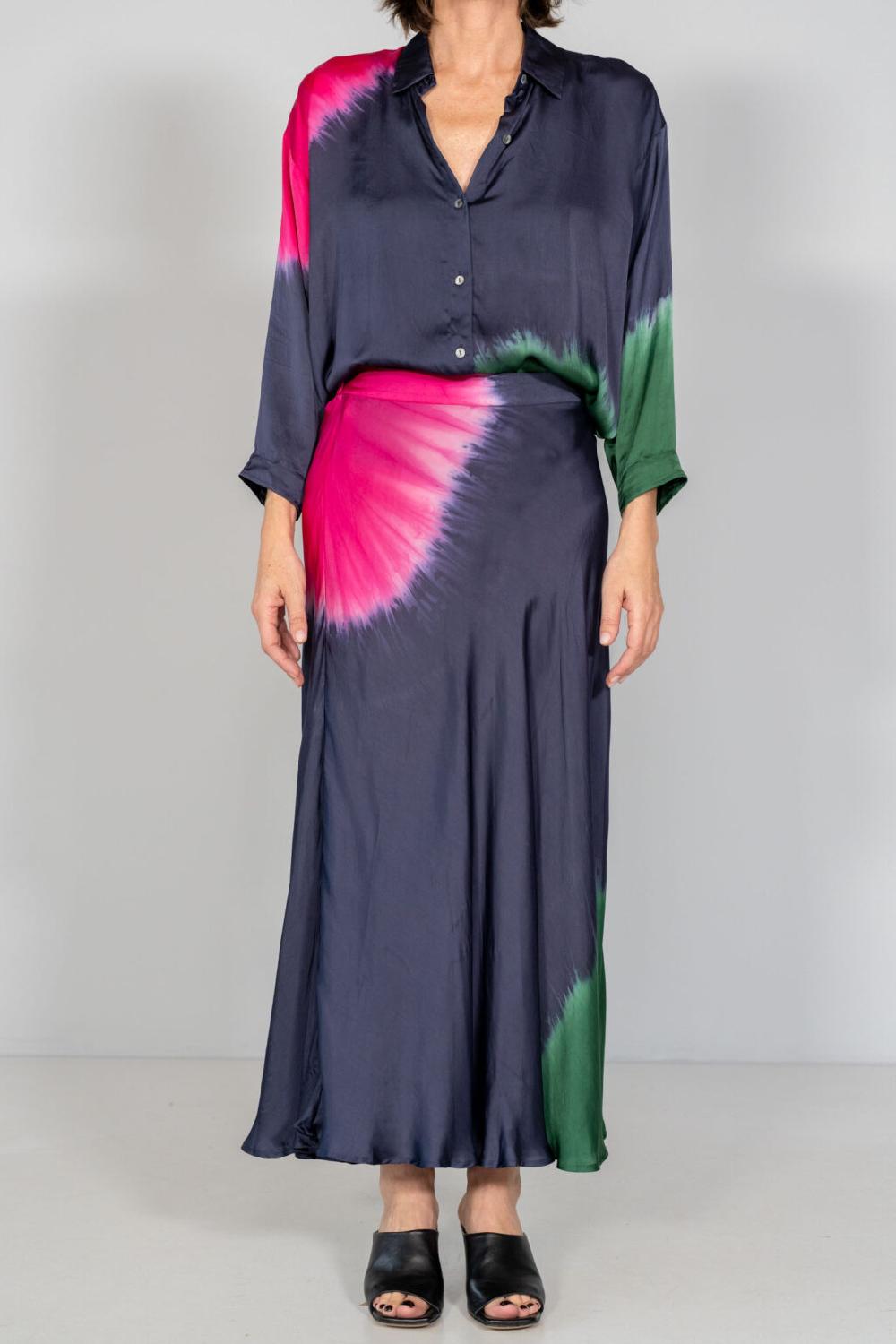 nous antwerp CEZANNE SKIRT I Placement Ombre Nuit