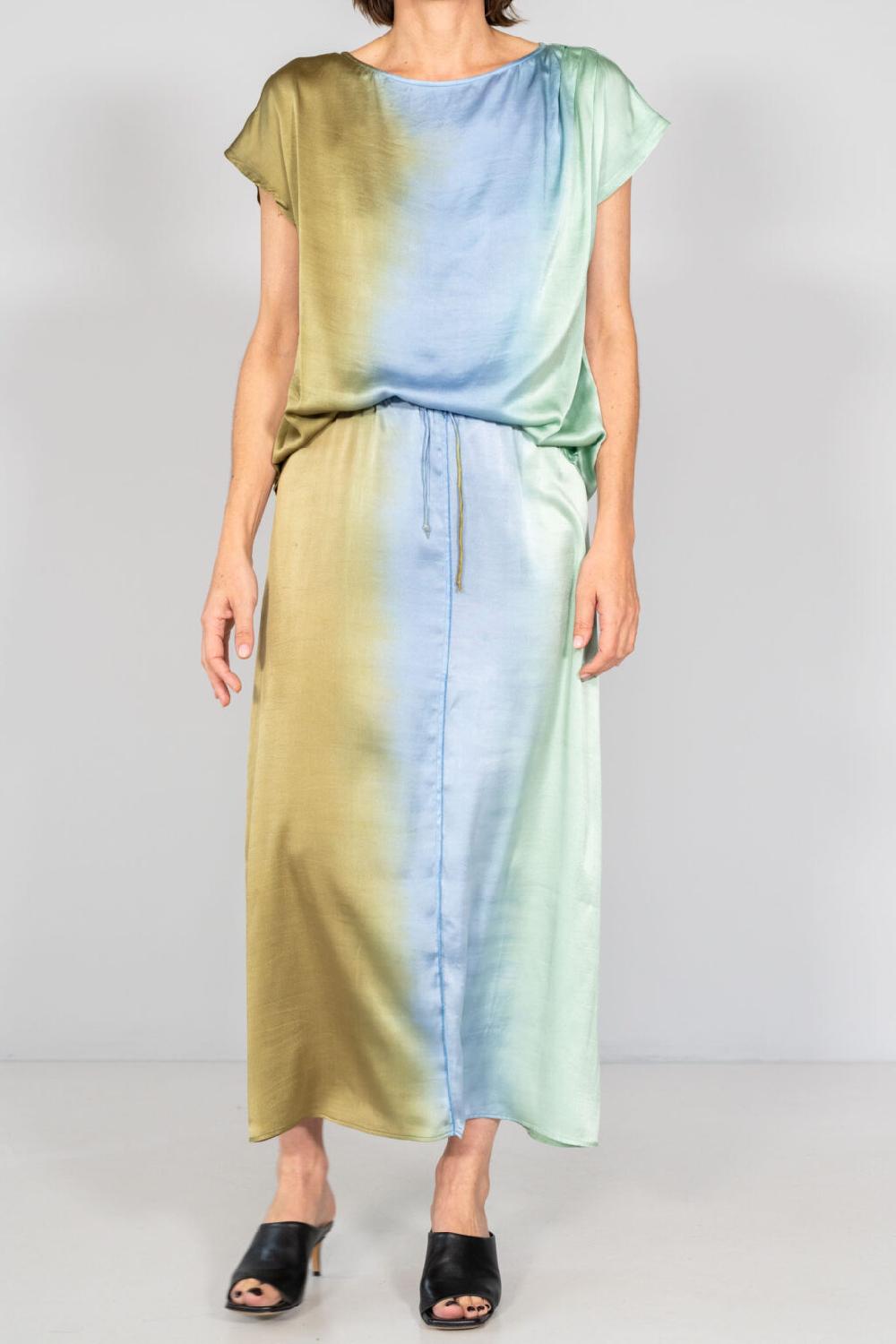 nous antwerp HELLA TOP I Vertical Ombre Leaf