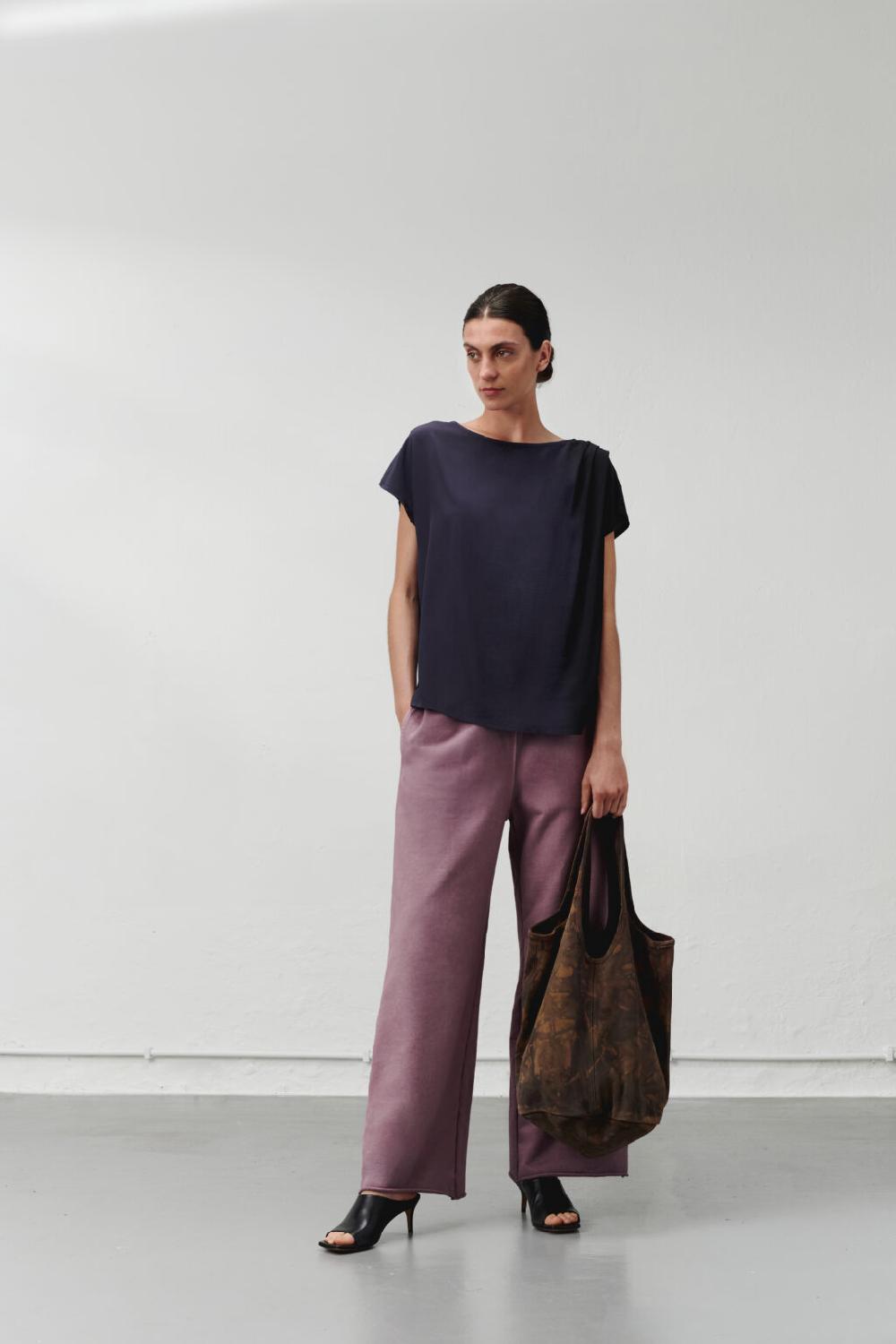 Nous Antwerp JOHNY SWEATPANTS I Vintage Berry