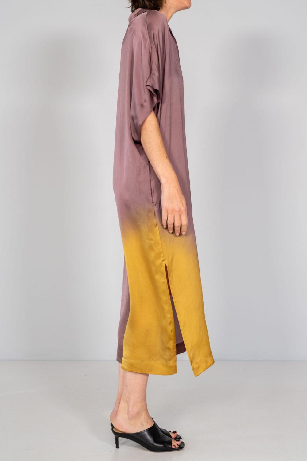 Nous Antwerp JOY DRESS I Placement Ombre Berry