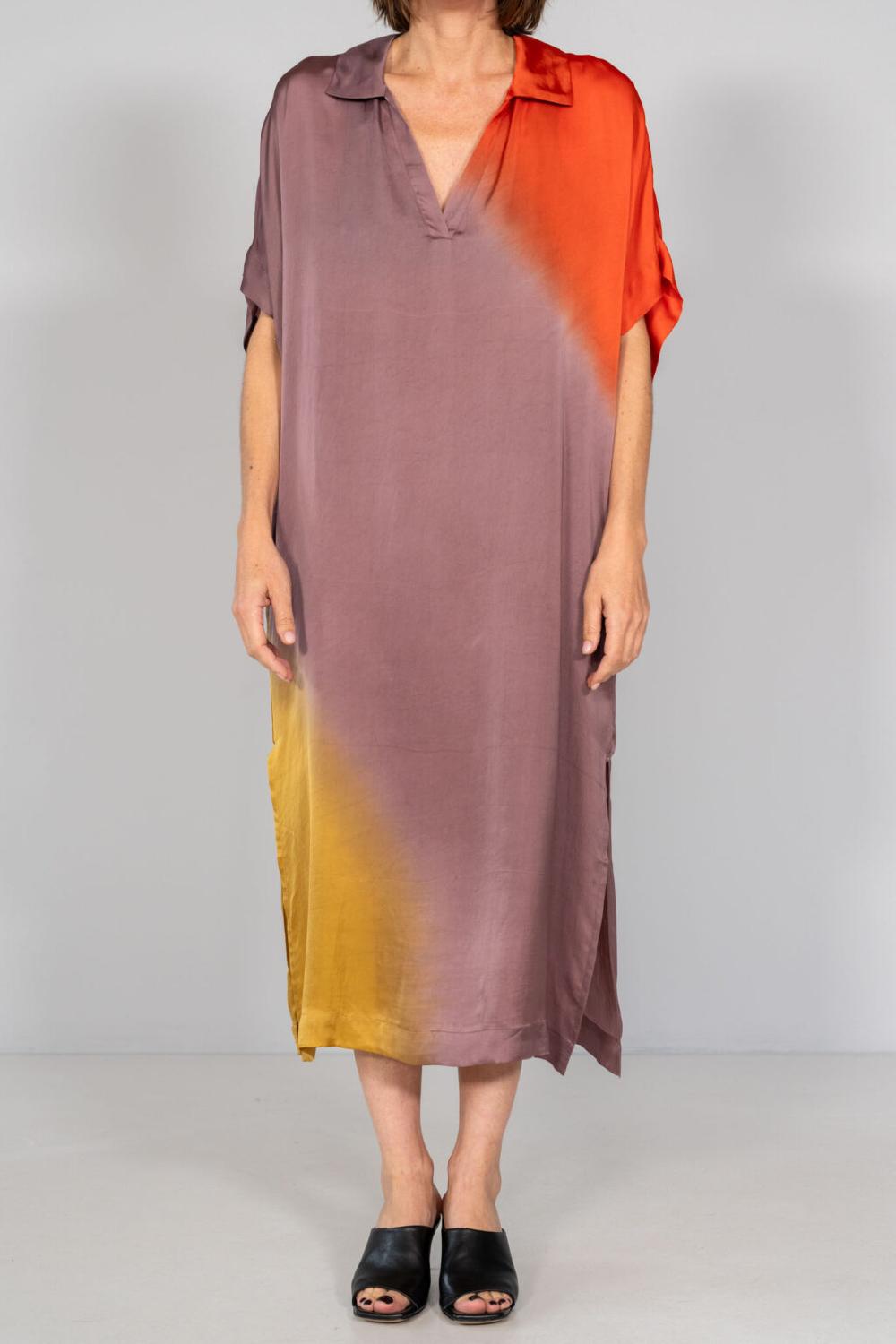 nous antwerp JOY DRESS I Placement Ombre Berry