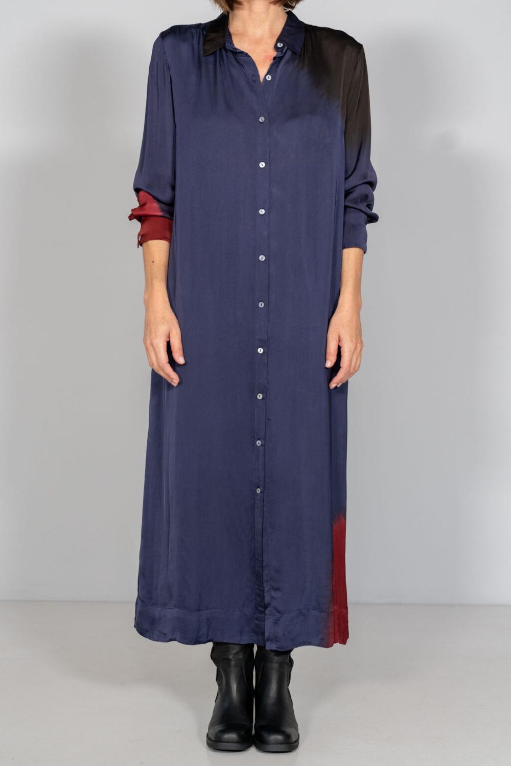 nous antwerp KATRIEN DRESS I Placement Ombre Night