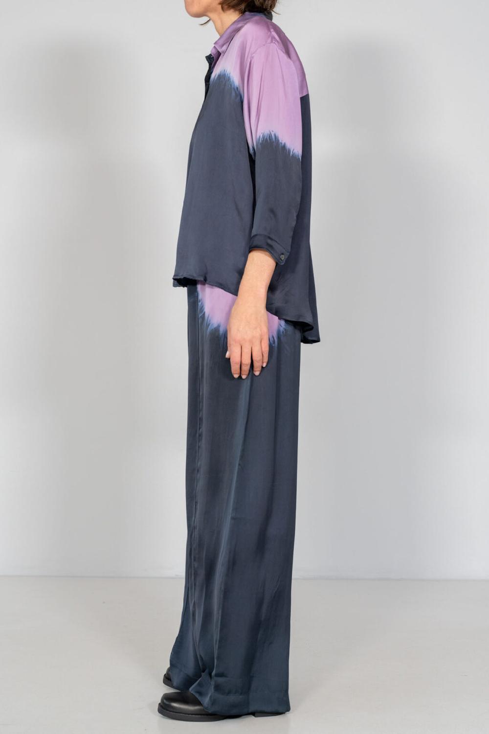 Nous Antwerp MEGANNE BLOUSE I Placement Ombre Navy