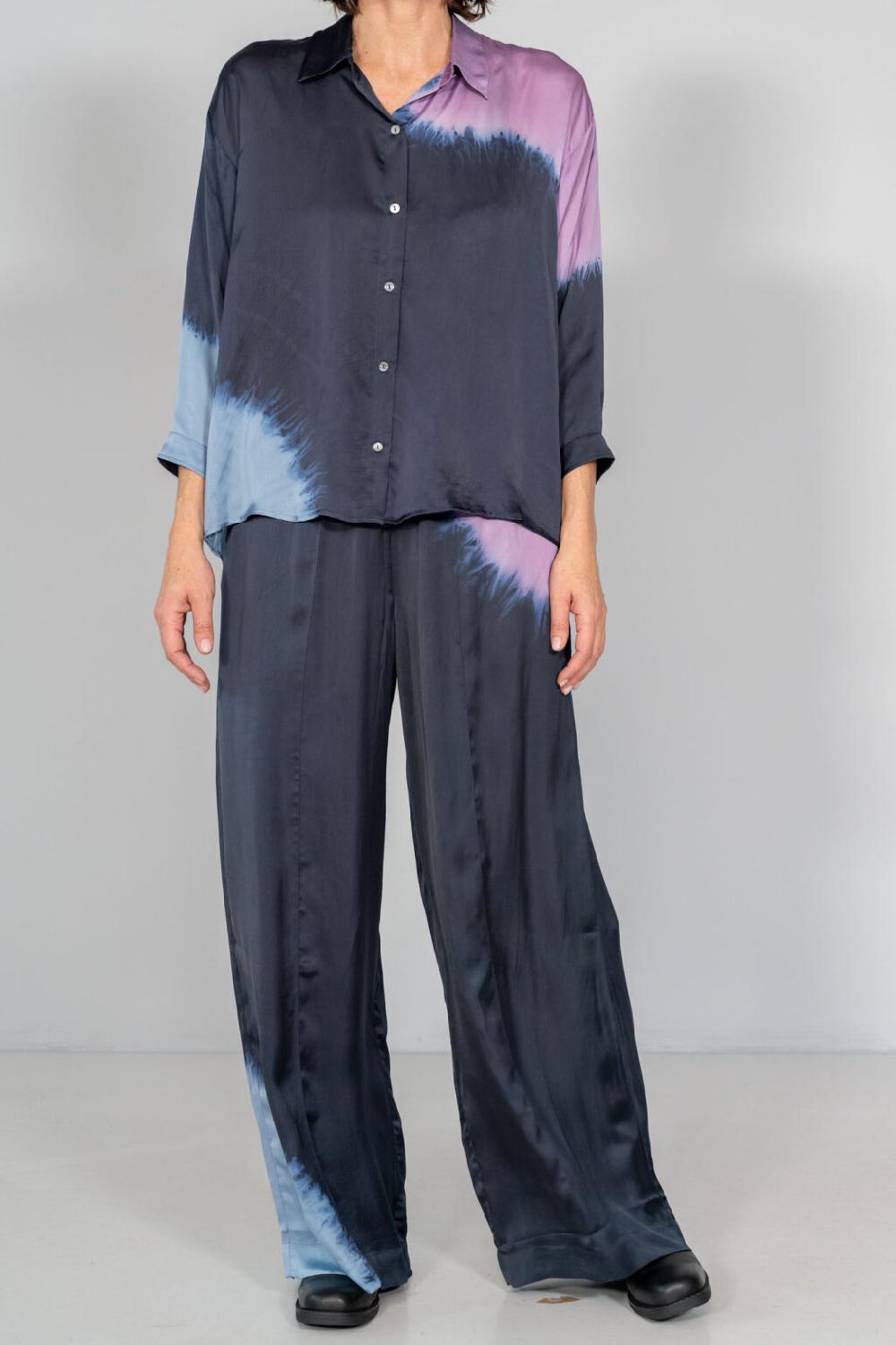 nous antwerp MEGANNE BLOUSE I Placement Ombre Navy