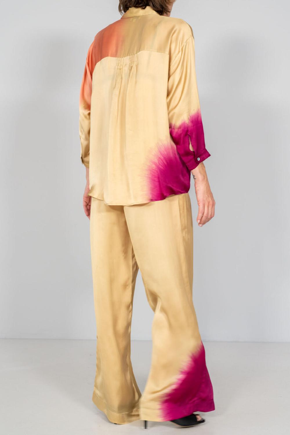 Nous Antwerp MEGANNE BLOUSE I Placement Ombre Sand