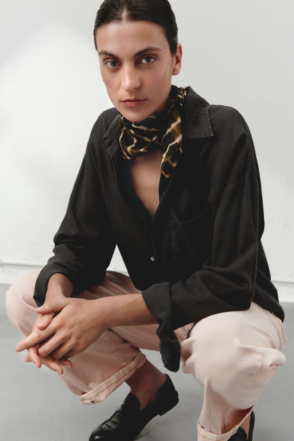 nous antwerp MELISSA SHIRT I Vintage Black