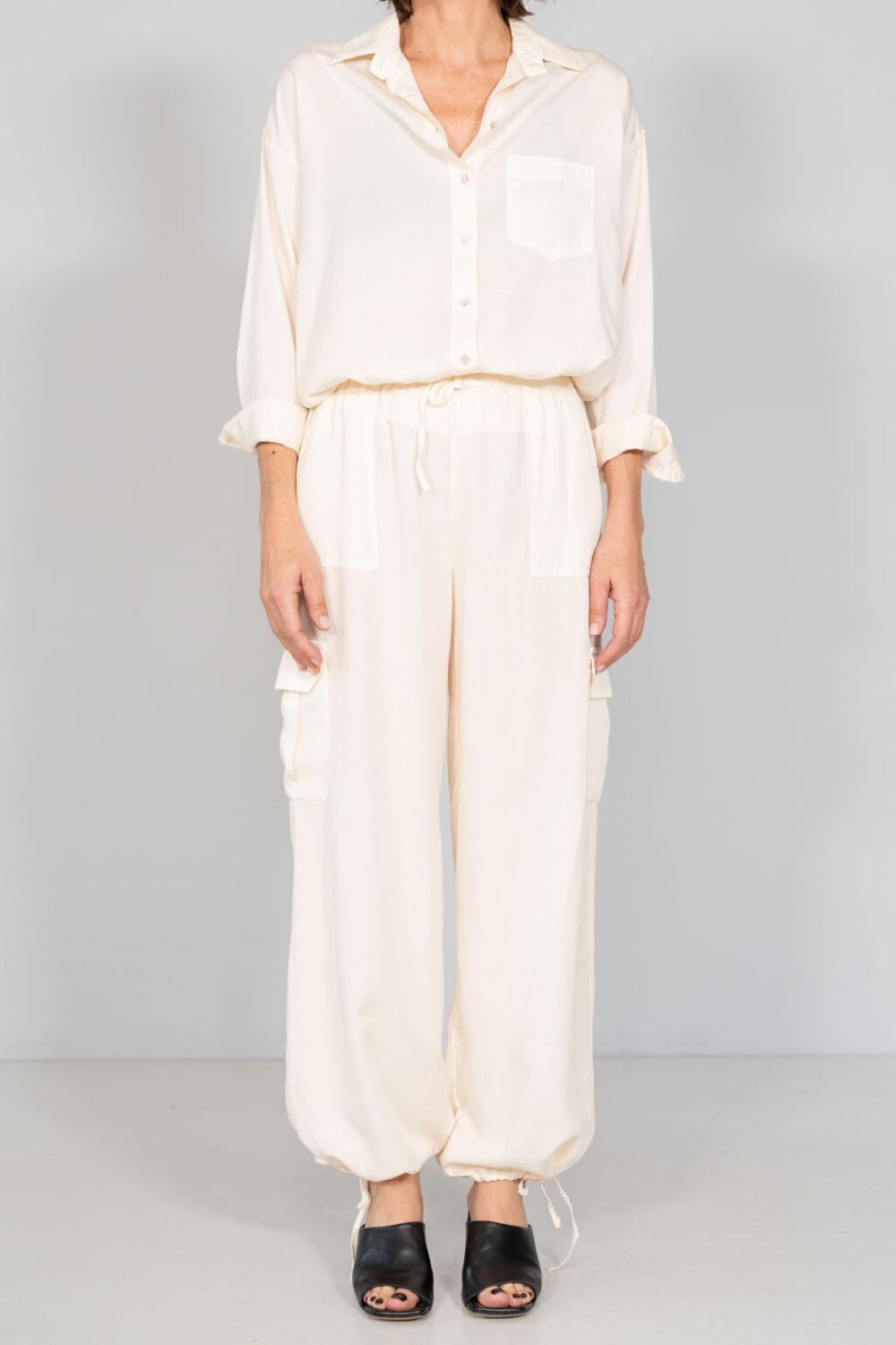 Nous Antwerp MELVIN PANTS I Vintage Cream