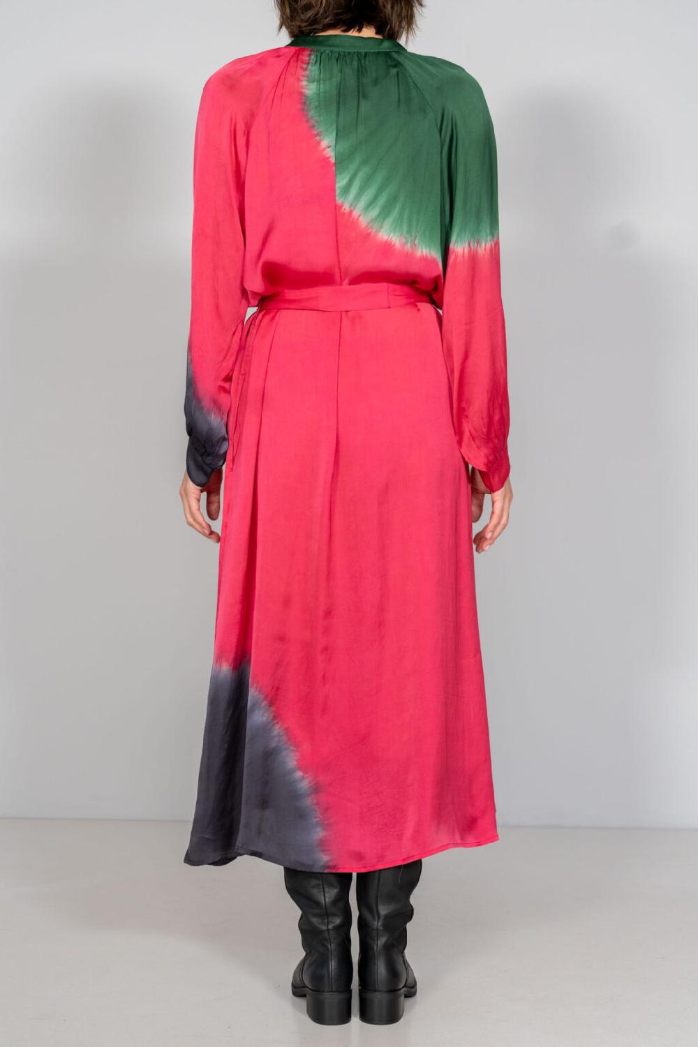 Nous Antwerp NICOLE DRESS I Placement Ombre Neon