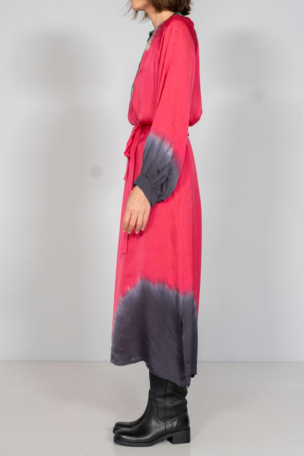Nous Antwerp NICOLE DRESS I Placement Ombre Neon