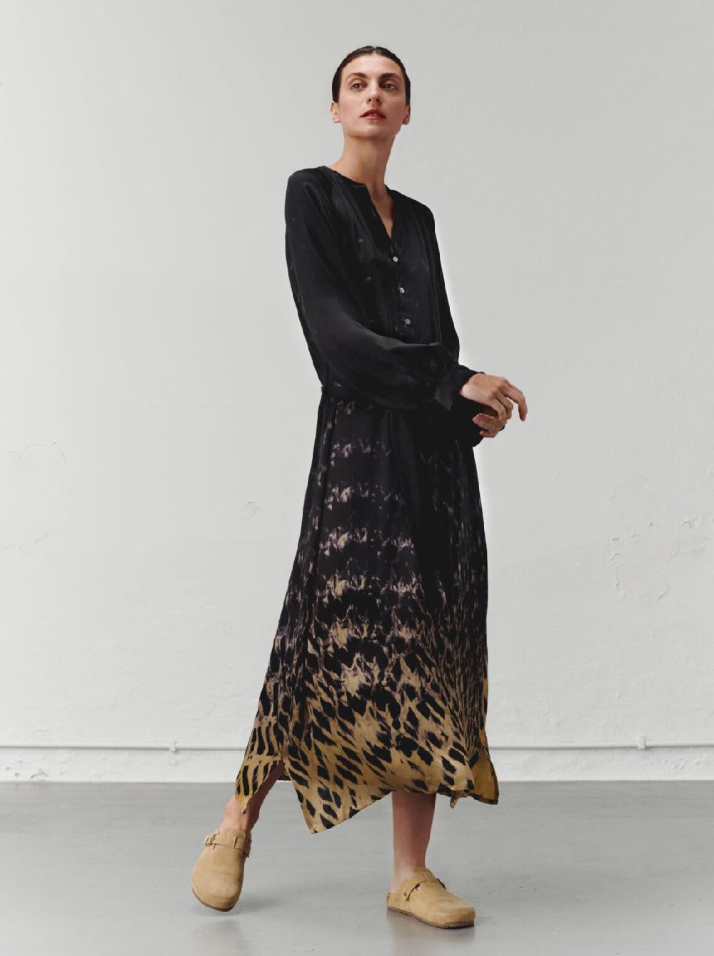Nous Antwerp NICOLE DRESS I Spots Blackish