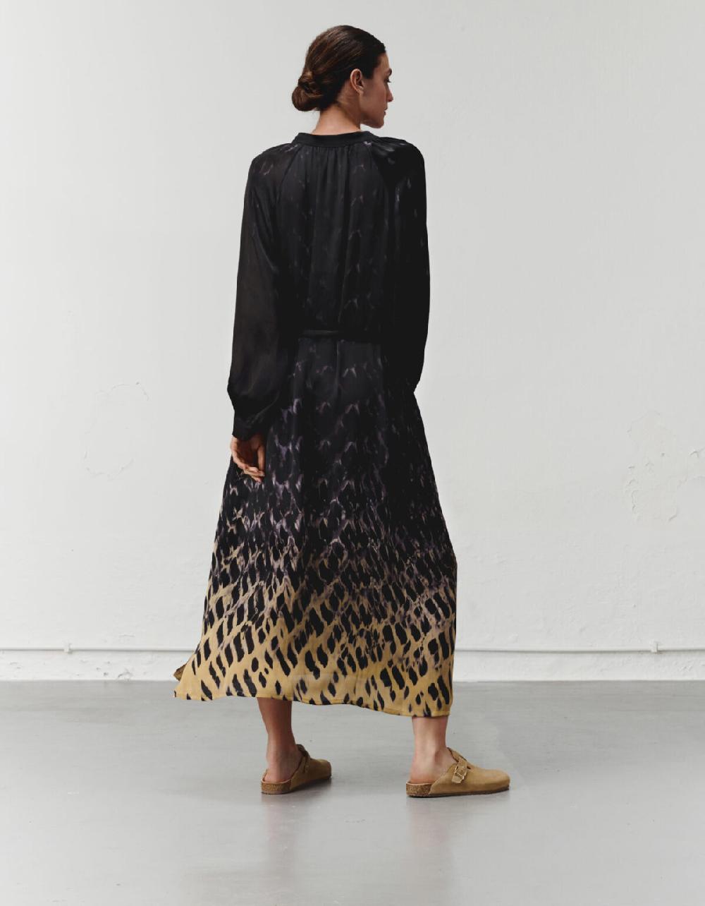 Nous Antwerp NICOLE DRESS I Spots Blackish