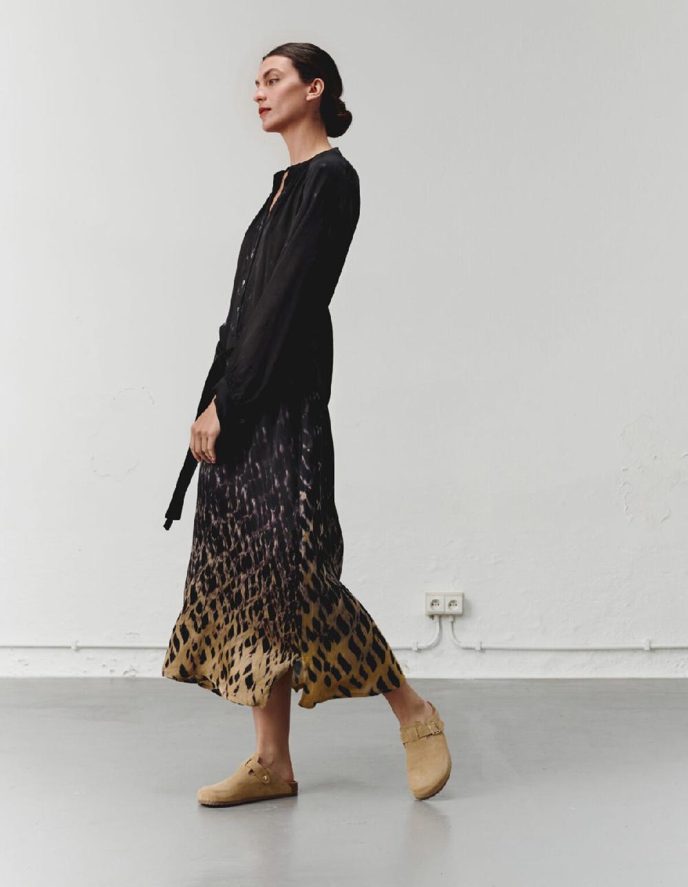 Nous Antwerp NICOLE DRESS I Spots Blackish