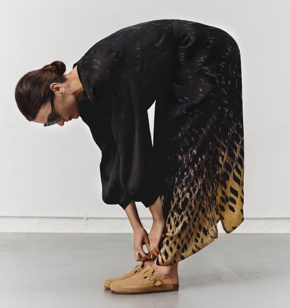 nous antwerp NICOLE DRESS I Spots Blackish