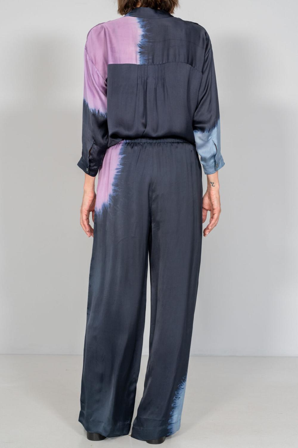 Nous Antwerp OLLIE PANTS I Placement Ombre Navy