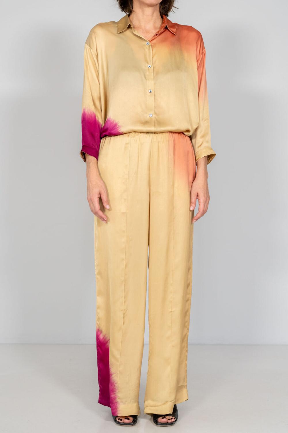 nous antwerp OLLIE PANTS I Placement Ombre Sand