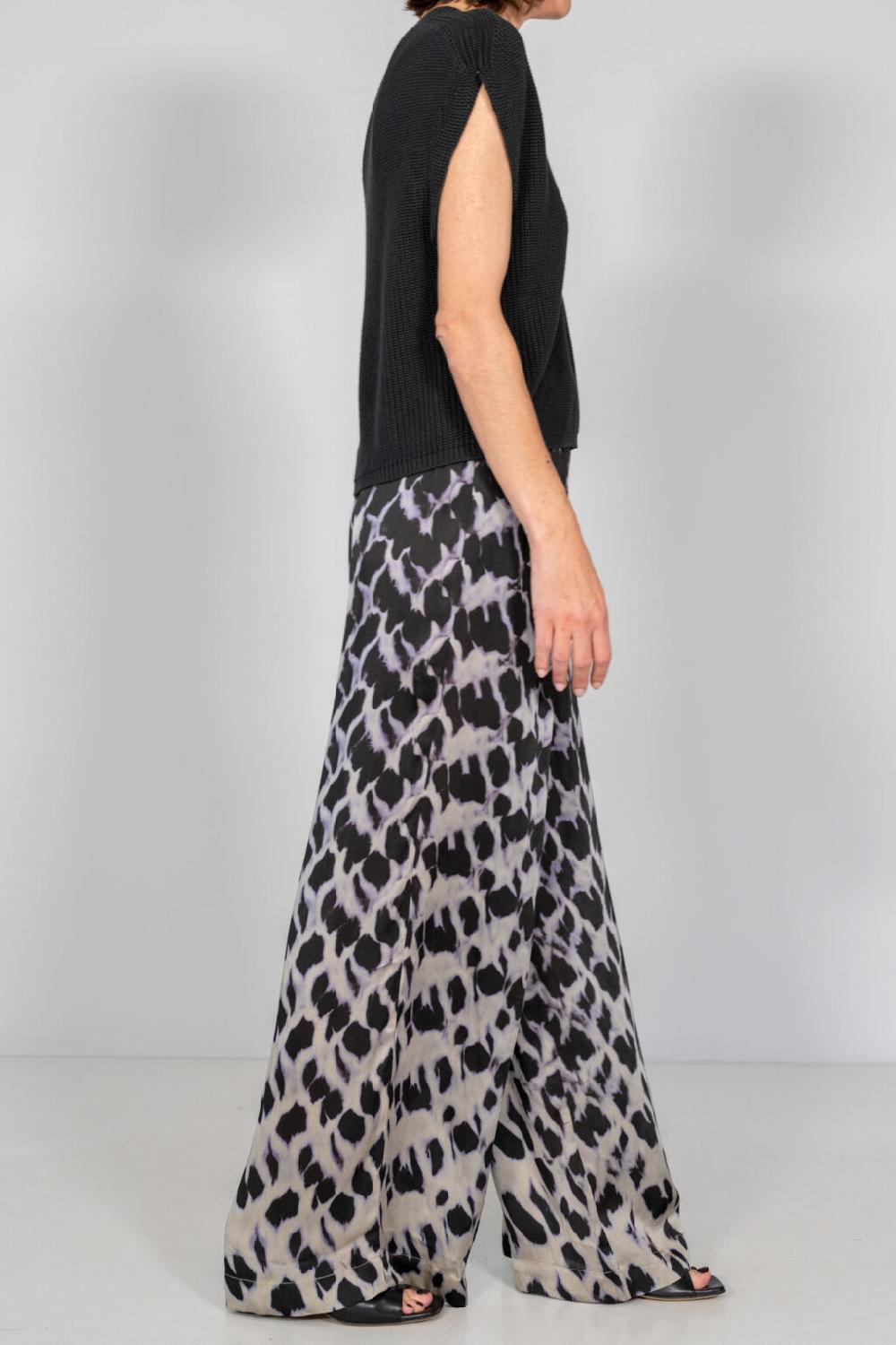 Nous Antwerp OLLIE PANTS I Spots Blackish