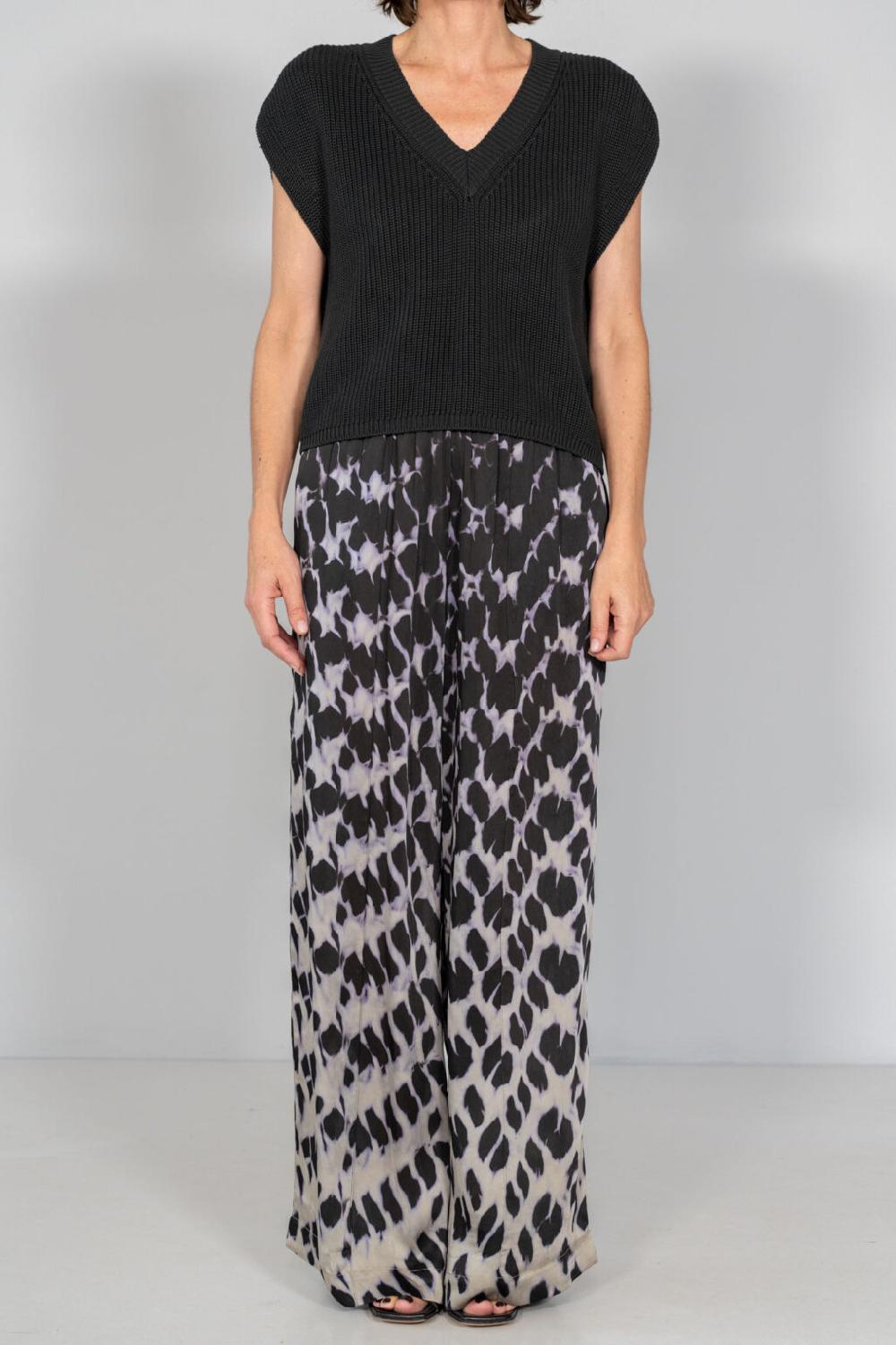 nous antwerp OLLIE PANTS I Spots Blackish