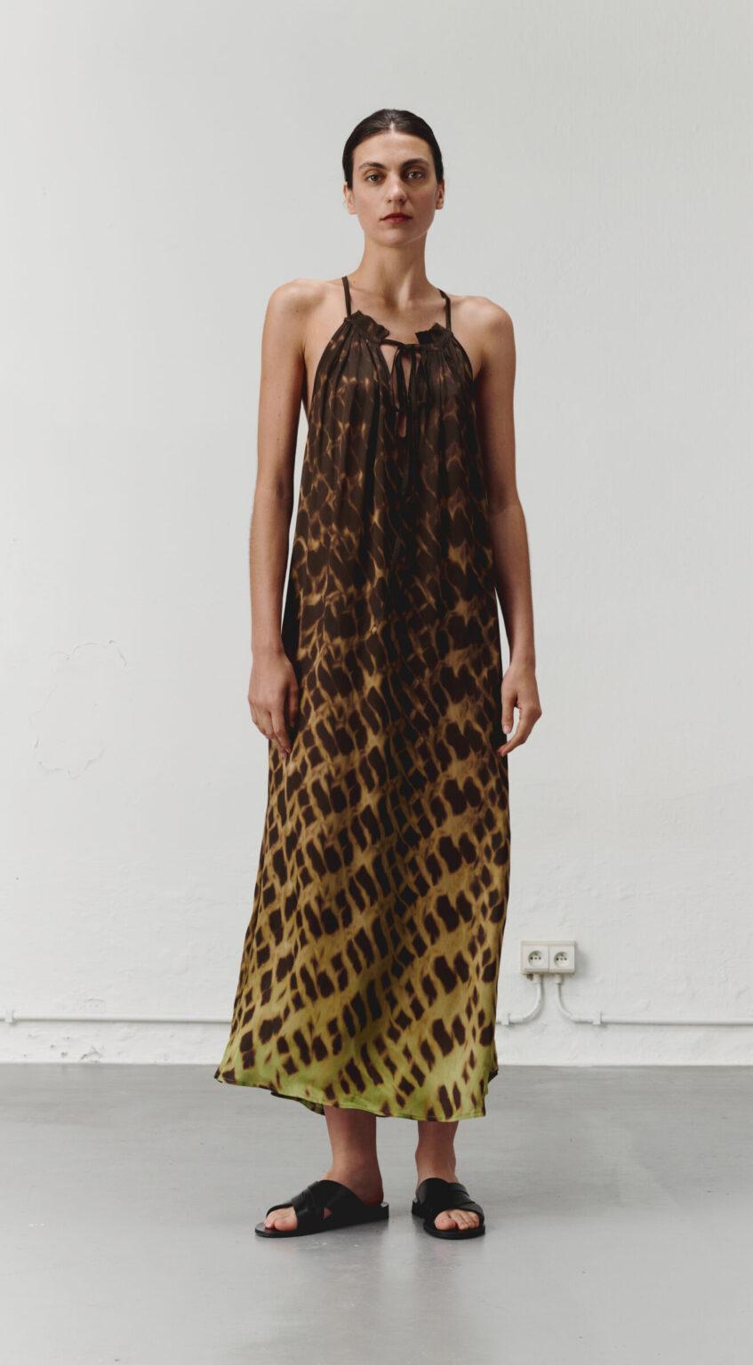 nous antwerp ROBIN DRESS I Spots Khaki