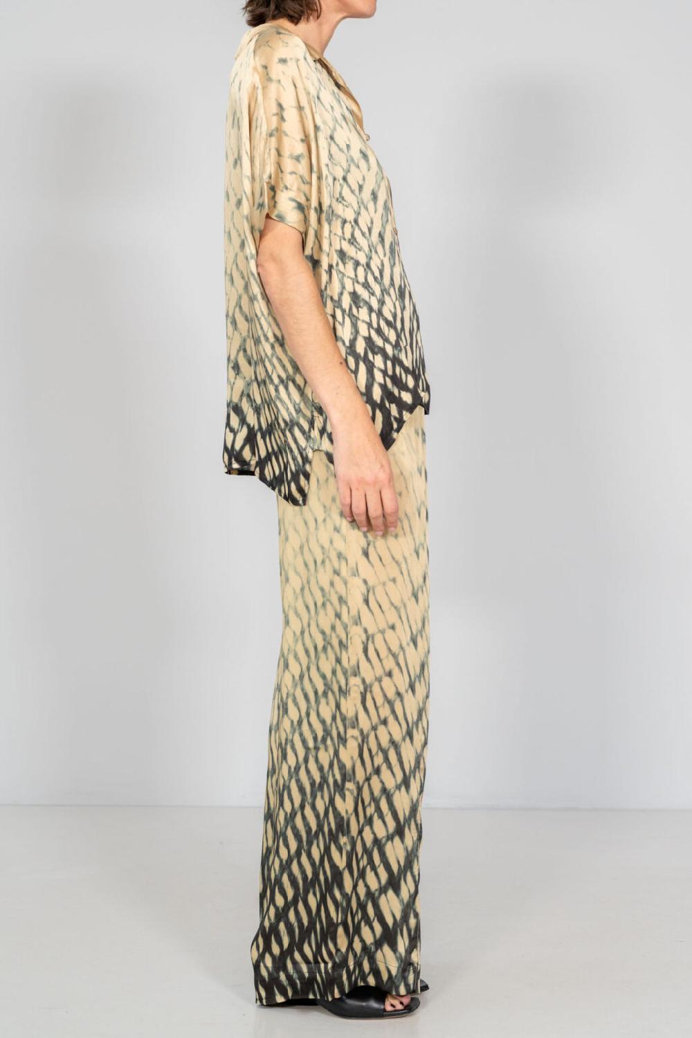 Nous Antwerp SABINE BLOUSE I Spots Sand